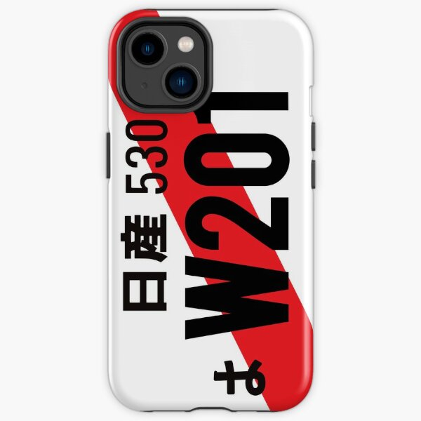 w201 JDM NUMBER PLATE iPhone Tough Case