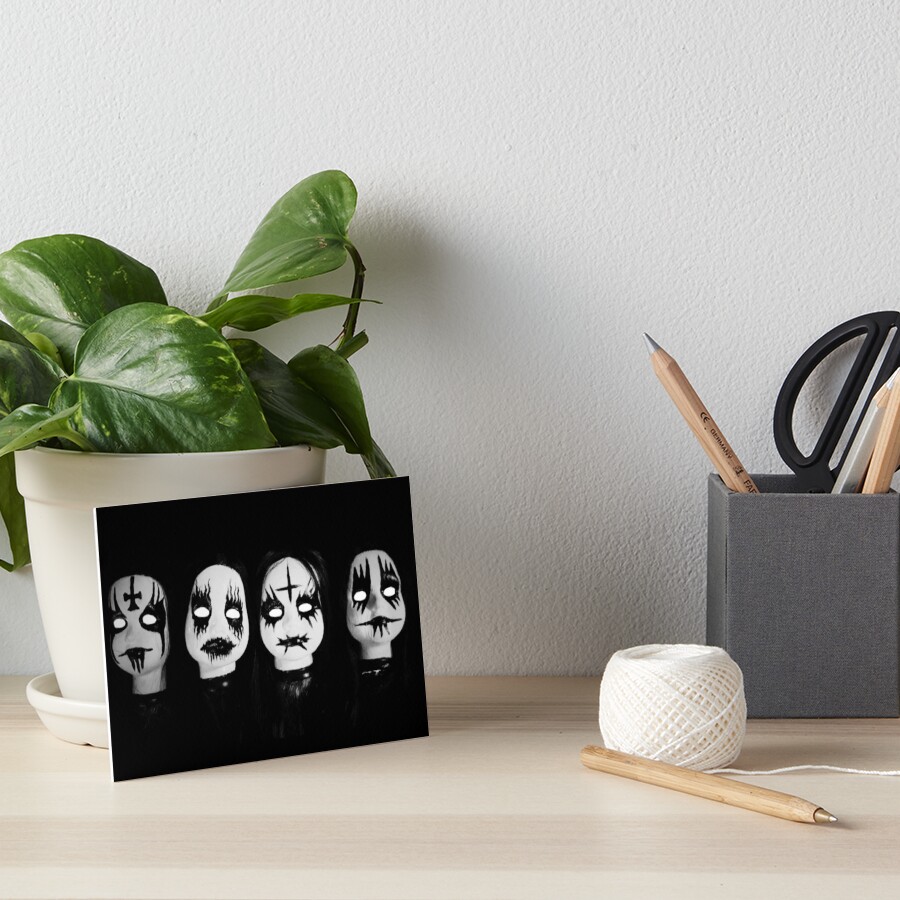 Corpse Paint Dolls ~ Lady Scream Art Board Print