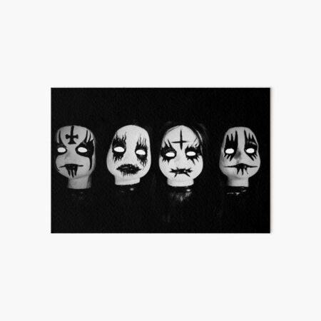 Corpse Paint Dolls ~ Lady Scream Art Board Print