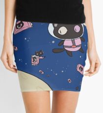He Left His Family Behind! Mini Skirt