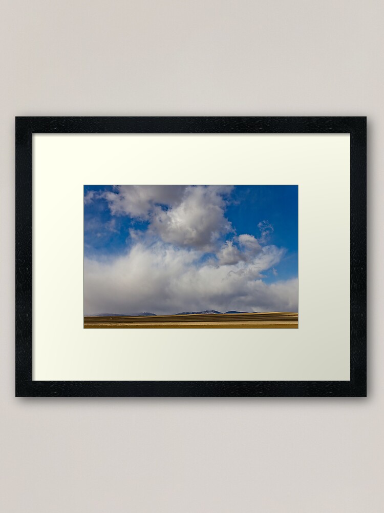 Alternate view of Storm Skies Over The Plains Framed Art Print