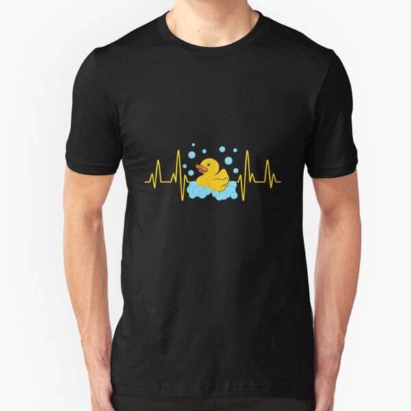 Rubber Duckie Rubber Duck Heartbeat Slim Fit T-Shirt