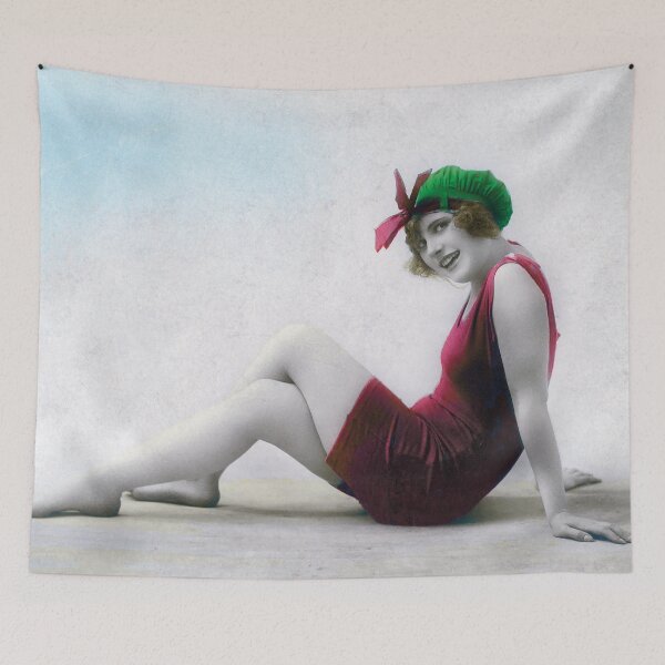 Item preview, Attractive woman from the 20s on the beach designed and sold by Francois Richet.
