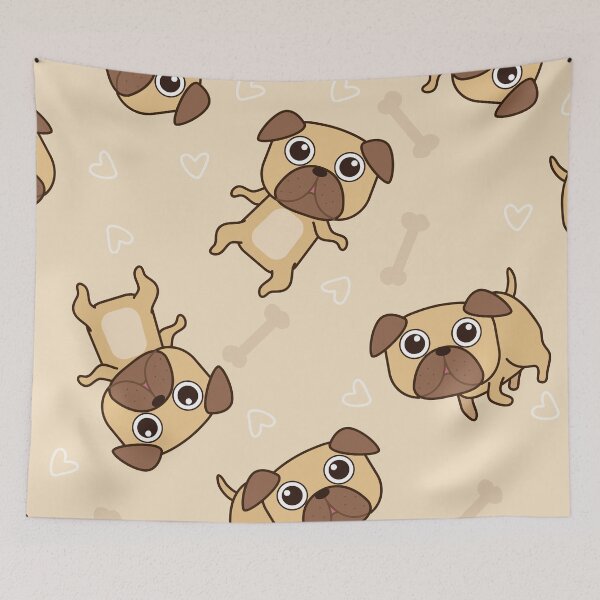 Item preview, Pug pattern designed and sold by durkstars.