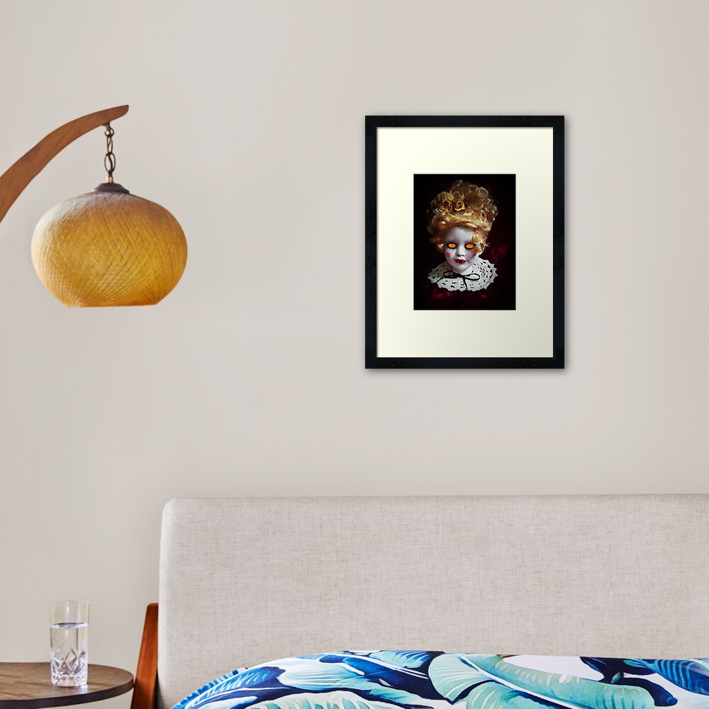 Item preview, Framed Art Print designed and sold by Lady-Scream.