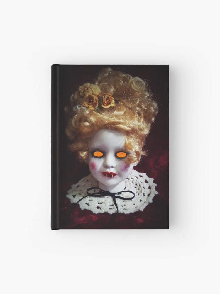 Thumbnail 1 of 3, Hardcover Journal, Vampire Doll designed and sold by Lady-Scream.