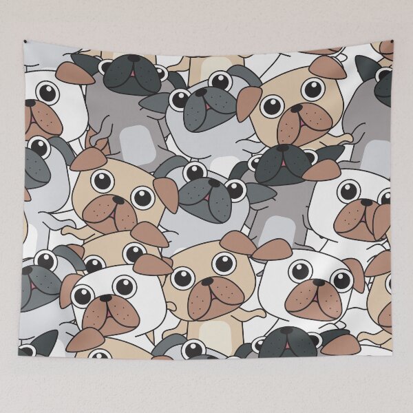 Item preview, Cute Pugs designed and sold by durkstars.