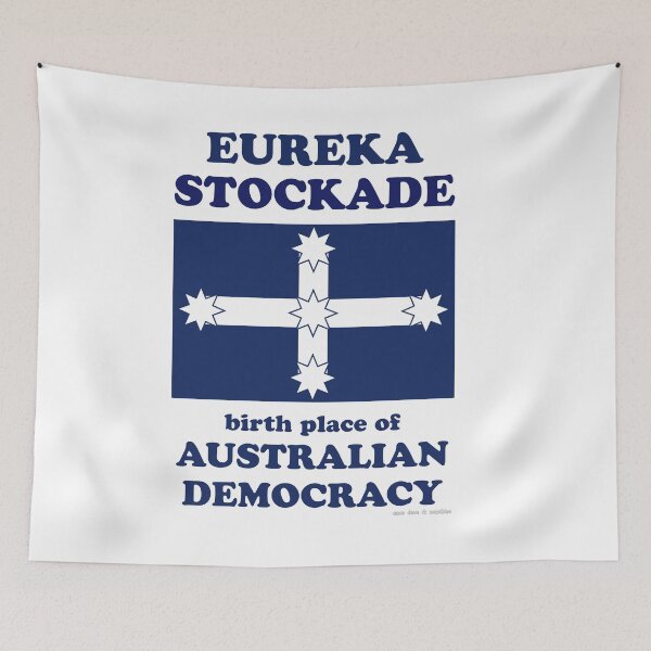 Item preview, Eureka Stockade, Flag, Australia designed and sold by sunrisecoast.
