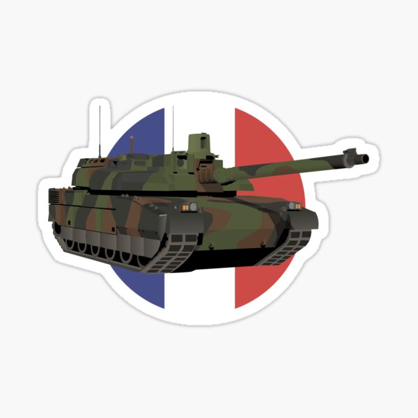 Item preview, French Tank Leclerc with Flag designed and sold by NorseTech.