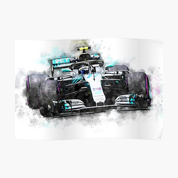 Valtteri Bottas 2018 Poster
