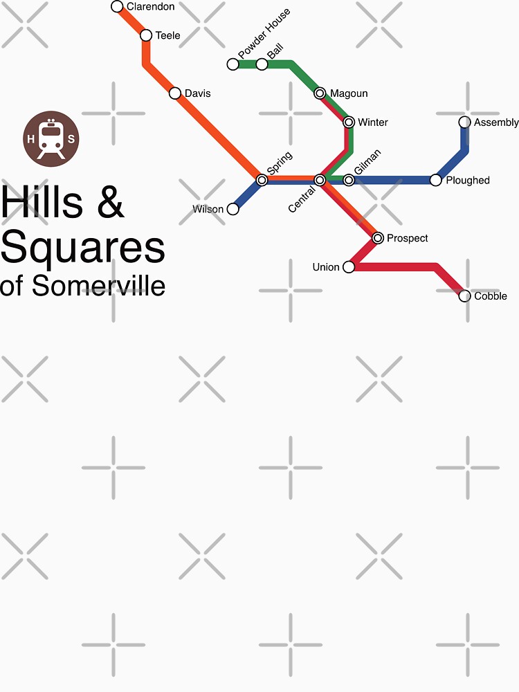 Hills & Squares of Somerville by arrtworks