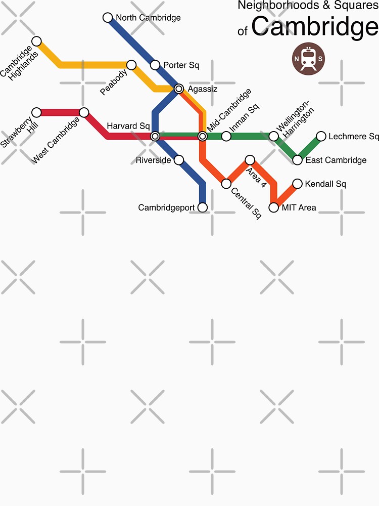Neighborhoods & Squares of Cambridge by arrtworks