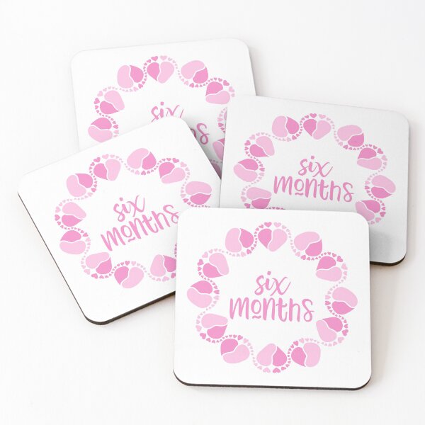 Item preview,  Baby six month milestone for girl designed and sold by sashica.
