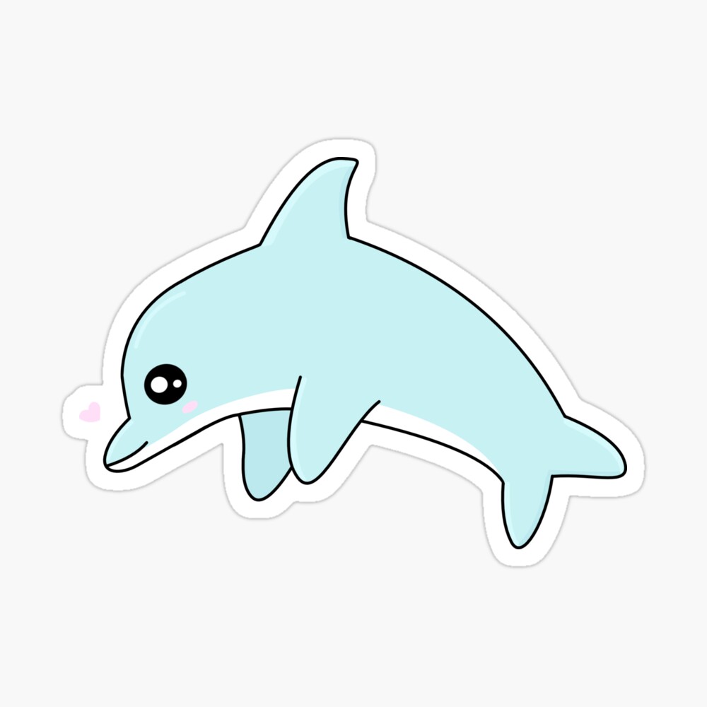 How to Draw a Cute Dolphin Step by Step - Easy Drawing Tutorial | Cute easy  drawings, Dolphin drawing, Drawings