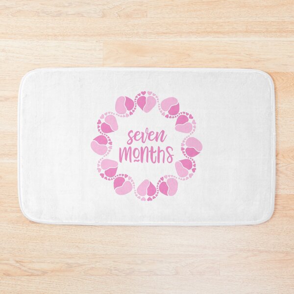 Item preview, Baby seven month milestone for girl designed and sold by sashica.