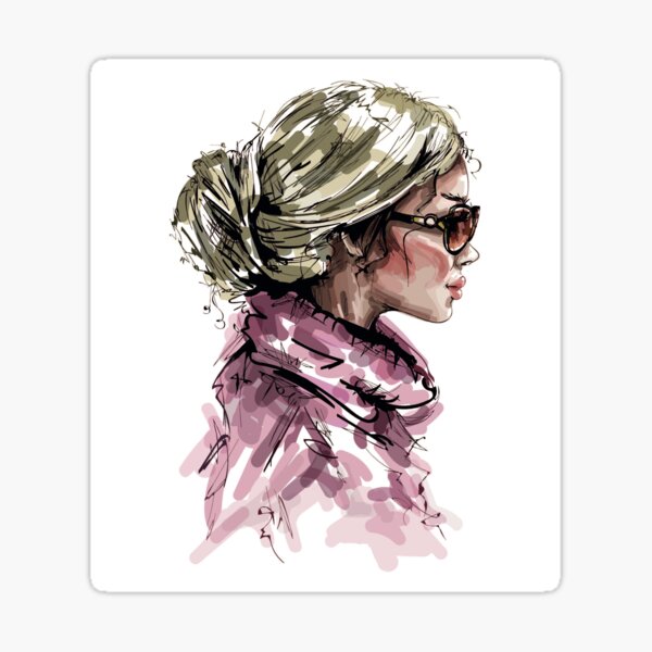 Item preview, woman portrait designed and sold by ayapro.
