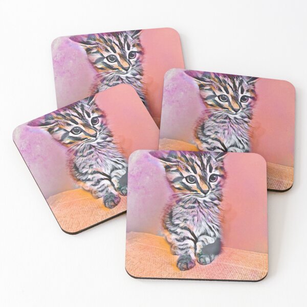 Item preview, Le chaton et le pinceau  designed and sold by Artscatsy34.