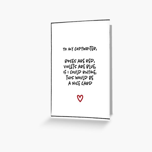 ROSES ARE RED Greeting Card