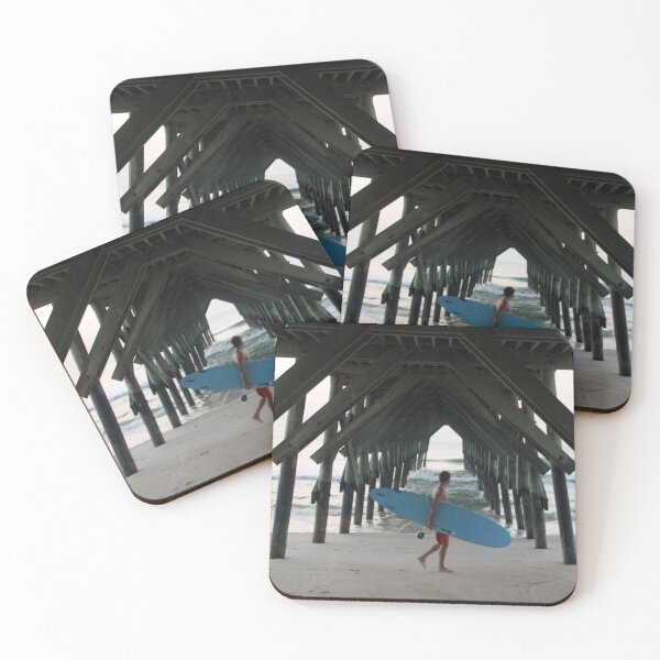 Item preview, Surfer At Wrightsville Pier designed and sold by Asoka.
