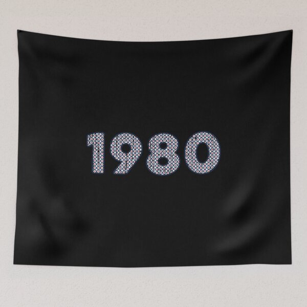 Item preview, 40th Birthday 1980 Mod Roundel Retro Gift - White designed and sold by phoxydesign.