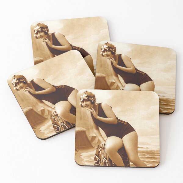 Item preview, Attractive woman from the 20s on the beach designed and sold by Francois Richet.
