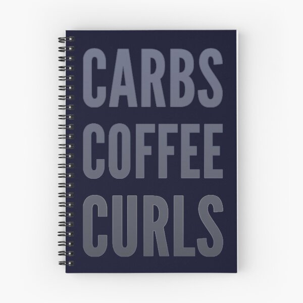 Item preview, Carbs Coffee Curls - Gym Workout Humor designed and sold by madtoyman.