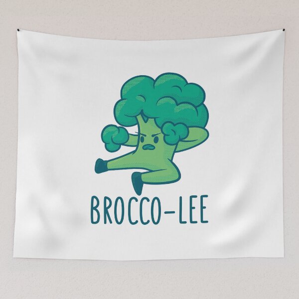 Item preview, Funny broccoli, Brocco Lee designed and sold by DerSenat.