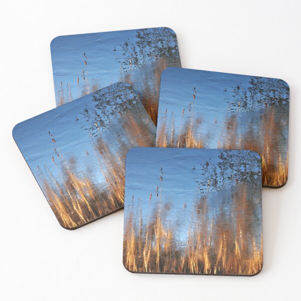 Item preview, Bullrushs and icy reflection. designed and sold by Rob-Turner.