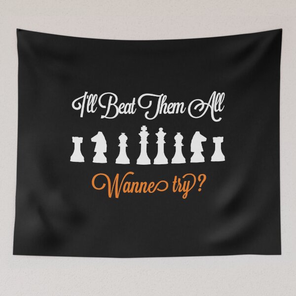 Item preview, Chess Challenge - I Beat All designed and sold by CBShirtStar.