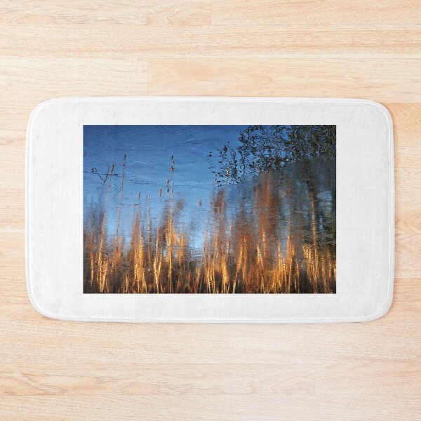 Item preview, Bullrushs and icy reflection. designed and sold by Rob-Turner.