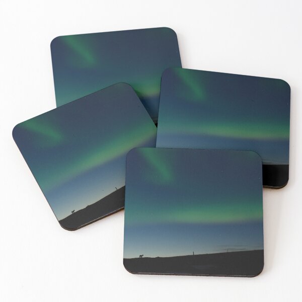 Item preview, Icelandic horse under the northern lights designed and sold by elisainiceland.