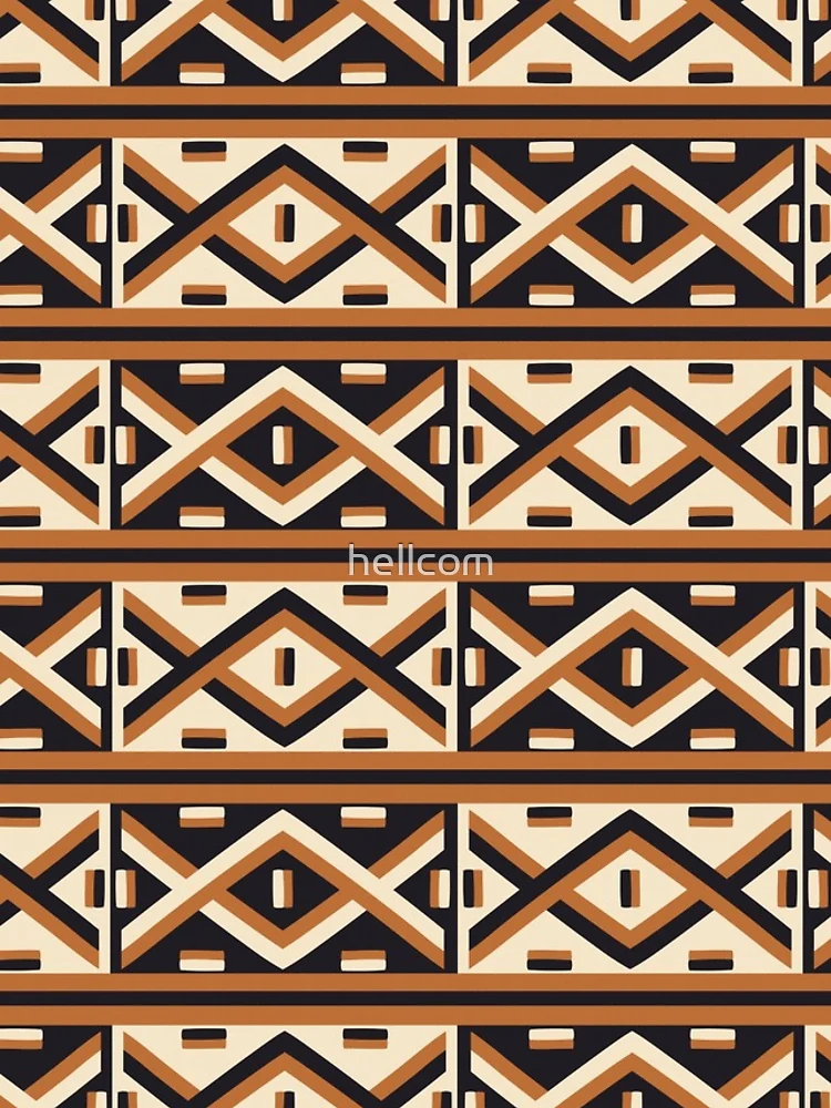 Thumbnail 4 of 4, iPhone Case, African Kuba Raffia Pattern designed and sold by hellcom.