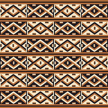 Artwork thumbnail, African Kuba Raffia Pattern by hellcom