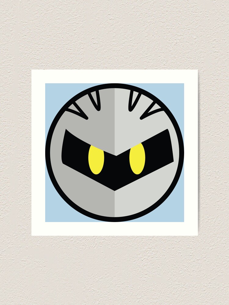 Meta Knight Icon Kirbys Adventure Art Print By Chrismick42 Redbubble