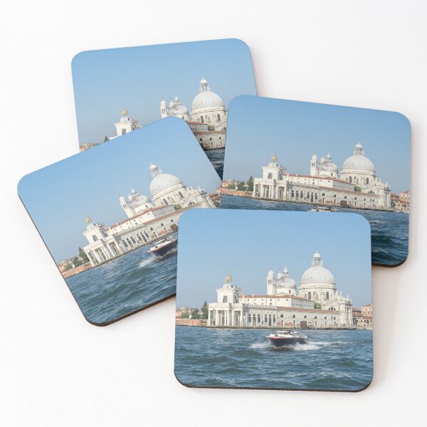 Item preview, Classic Venetian - Speeding Boat with Santa Maria della Salute and Dogana da Mar designed and sold by Georgia Mizuleva.