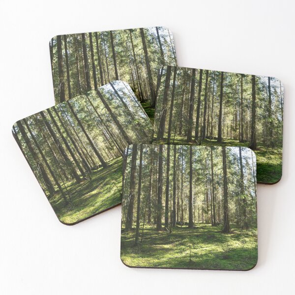 Item preview, Fir forest on an awesome spring morning designed and sold by yarvin13.