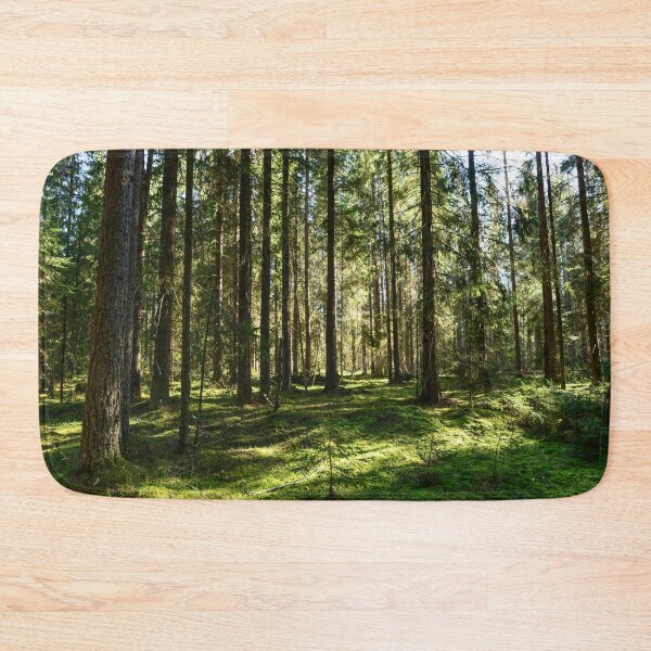 Item preview, Fir forest on an awesome spring morning designed and sold by yarvin13.