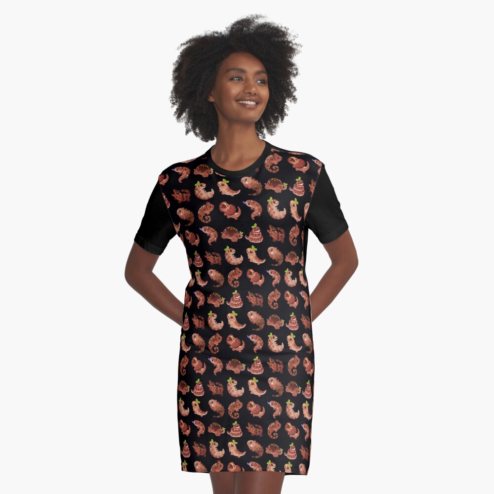 Item preview, Graphic T-Shirt Dress designed and sold by pikaole.