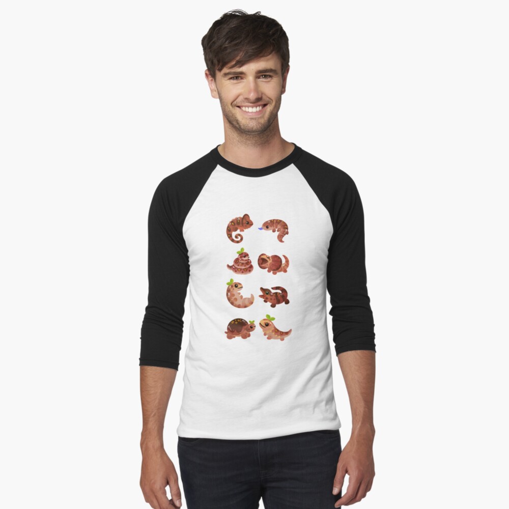 Item preview, Baseball ¾ Sleeve T-Shirt designed and sold by pikaole.