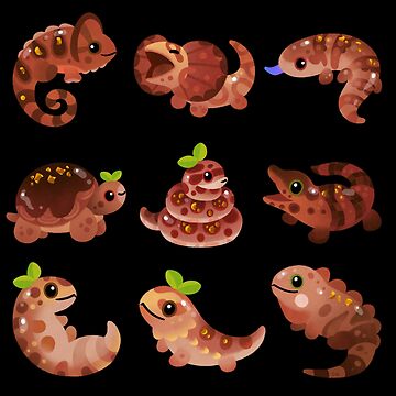 Artwork thumbnail, Chocolate Reptiles - dark by pikaole