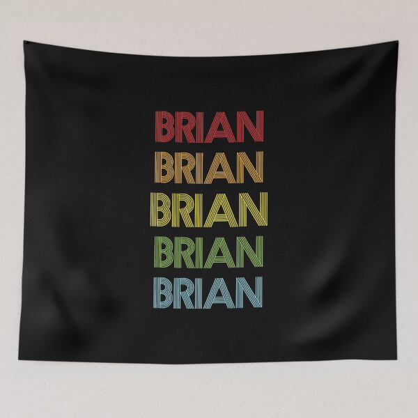 Item preview, Brian Name - Multi Colored Custom Name Gift For Brian designed and sold by MariaLeona.