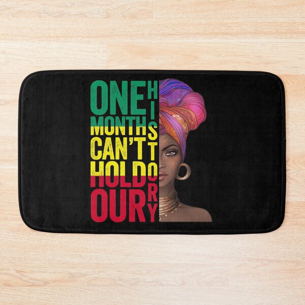 Item preview, One Month Can't Hold Our History Proud Black African Woman Headdress Art Black History Month Gift designed and sold by zenpatterns.