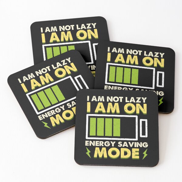 Item preview, Not lazy sleep mode funny geek gift designed and sold by redshirtz.