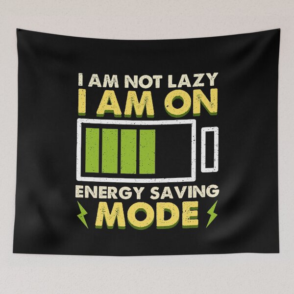 Item preview, Not lazy sleep mode funny geek gift designed and sold by redshirtz.