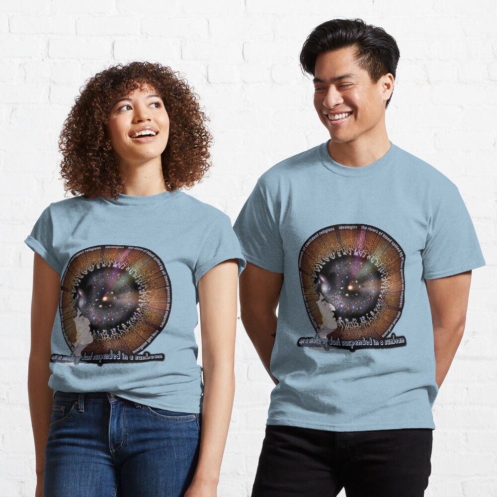 PALE BLUE DOT, Carl's Face and the Universe! Classic T-Shirt