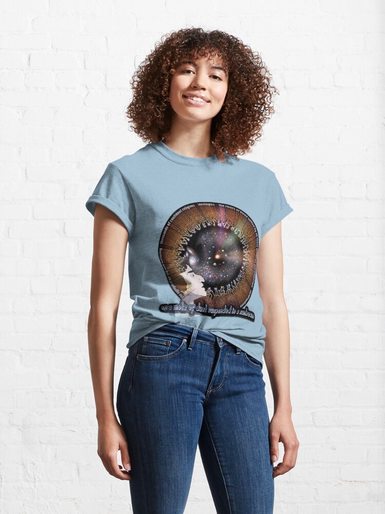 Alternate view of PALE BLUE DOT, Carl's Face and the Universe! Classic T-Shirt