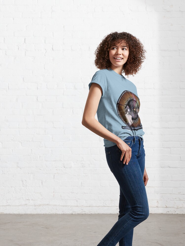 Alternate view of PALE BLUE DOT, Carl's Face and the Universe! Classic T-Shirt