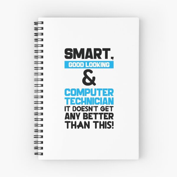 Item preview, Smart Good Looking Computer Technician - Black designed and sold by saechla.