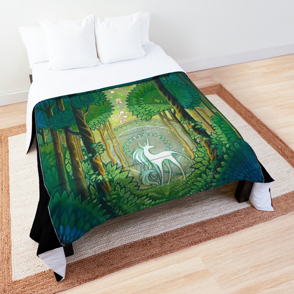 unicorn forest Comforter