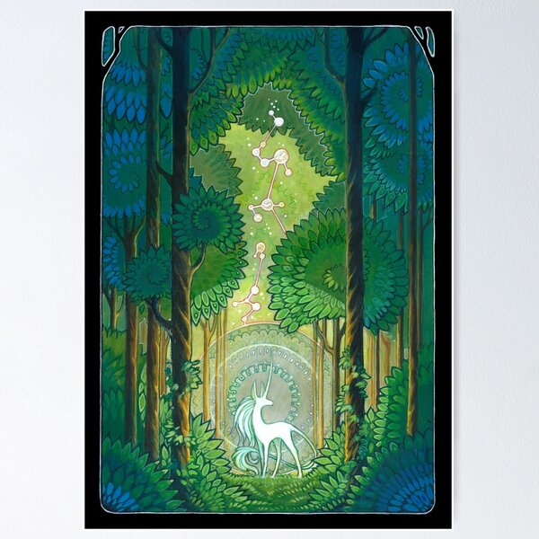 Item preview, unicorn forest designed and sold by drachenmagier.